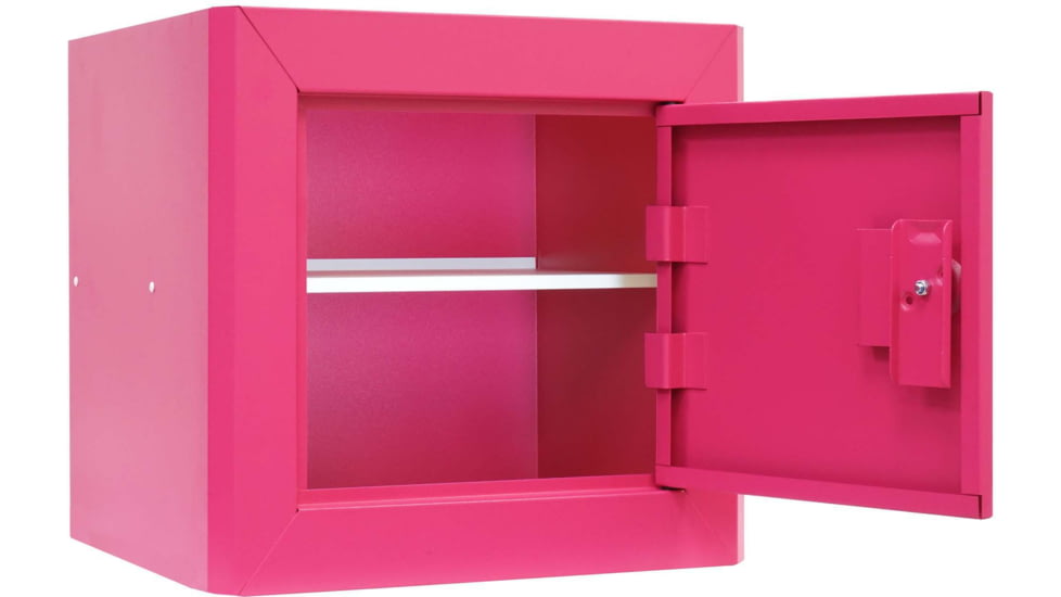 Stack-On Compact Welded-Steel Pistol, Ammo Cabinet, Pink, X-Large, GCP-1000-DX