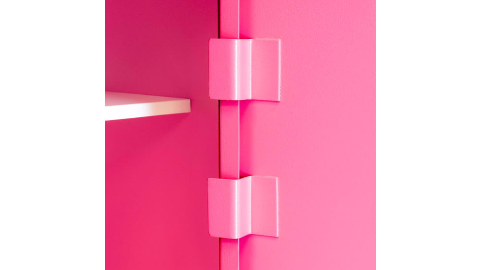 Stack-On Compact Welded-Steel Pistol, Ammo Cabinet, Pink, X-Large, GCP-1000-DX