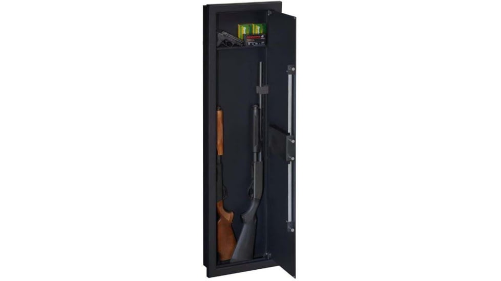 Stack-On In-Wall Safe with Electronic Lock 55in Tall, Black, Large, PWS-1855-E