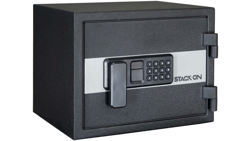 Stack-On Personal Fire and Waterproof Safe 0.8 Cu Ft with Electronic Lock, Gray, Small, PFWS-080-B-D-E