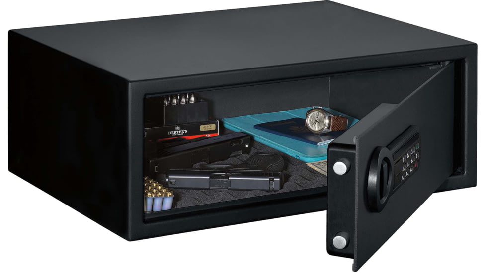 Stack-On Personal Safe with Electronic Lock, 20.5x14.75x8in, Black, Small, PS-1508-E