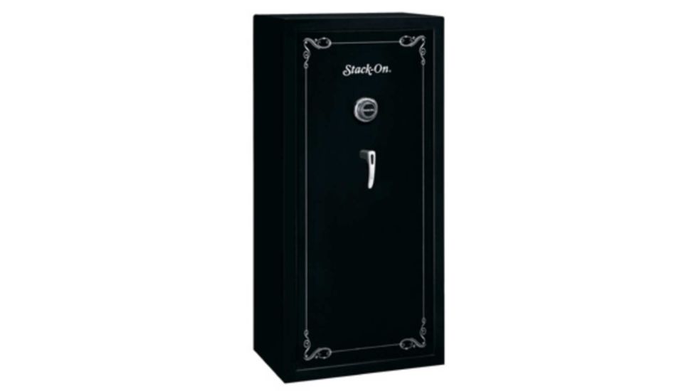 Stack-On Security Plus Gun Safe, 19 Gun, 59in Tall w/Combination Lock, Green/Gold STKSS22MBC