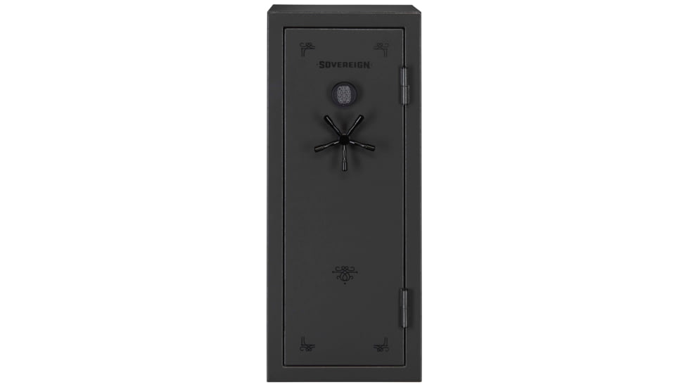 Stack-On Sovereign 22 - Gun Elec Lock, Textured, Black, oversized, S-22-DGP-E-S