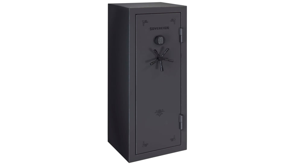 Stack-On Sovereign 22 - Gun Elec Lock, Textured, Black, oversized, S-22-DGP-E-S
