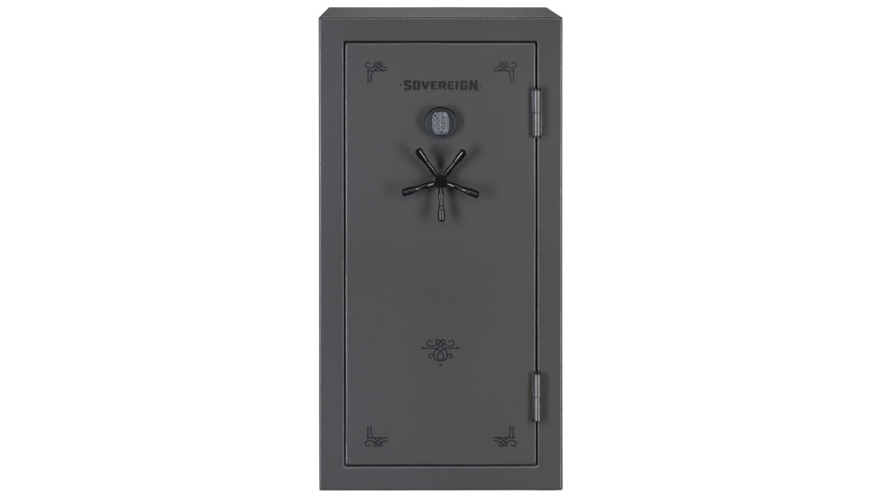 Stack-On Sovereign 36 - Gun Elec Lock, Textured, Black, oversized, S-36-DGP-E-S