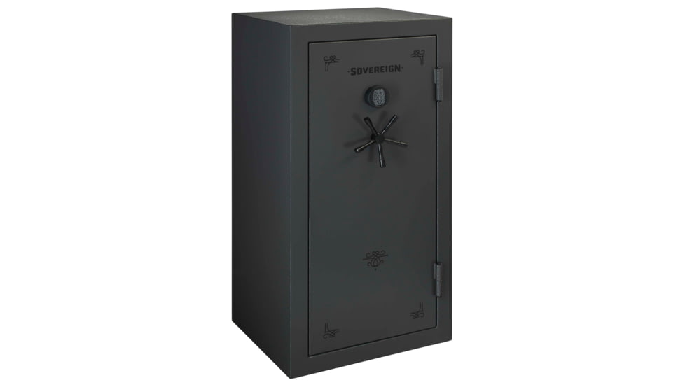 Stack-On Sovereign 36 - Gun Elec Lock, Textured, Black, oversized, S-36-DGP-E-S