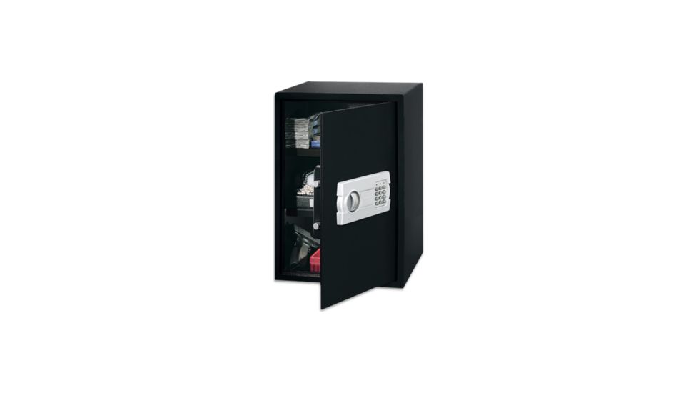 Stack-On Super Sized Personal Safe w/ Electronic Lock, Black PS-520