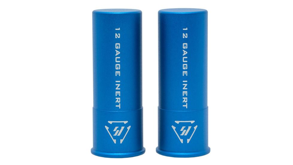 Strike Industries Aluminum Dummy Round 12 gauge - 2PCS/PK, Blue, One Size, 708747548389