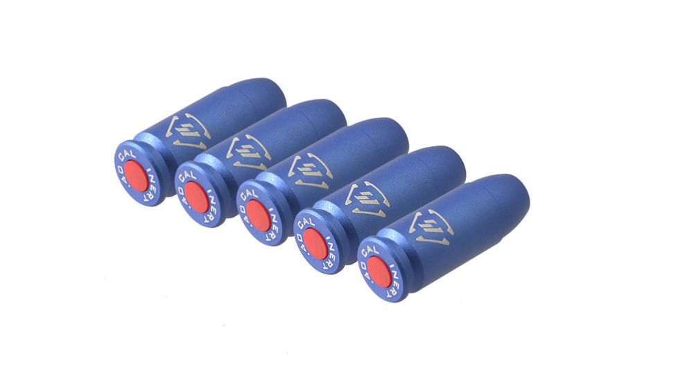 Strike Industries Aluminum Dummy Round .40 cal - 5PCS/PK, Blue, One Size, 708747548464