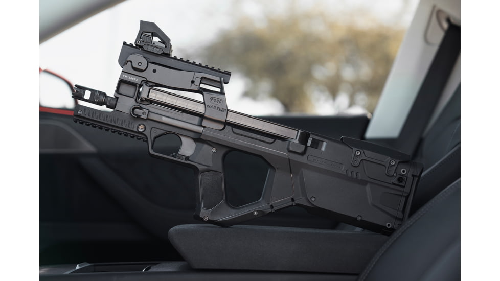 Strike Industries FN PS90 Modular Polymer Rifle Stock, Ambidextrous, Black, SI-SMC-90-KIT-BK 