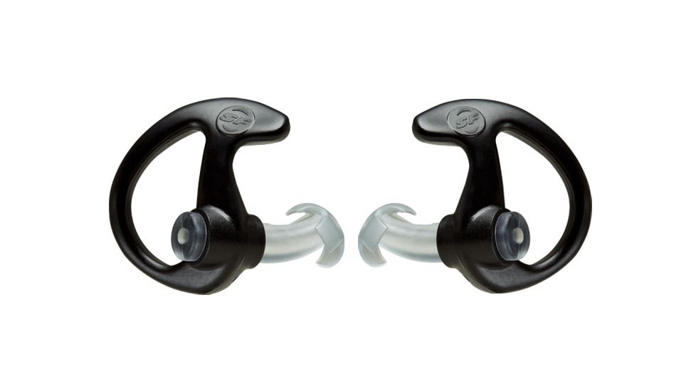 Surefire EP2 CommEar Boost Radio Earpieces EP2-BK-RL2 Right LG,2 Pack