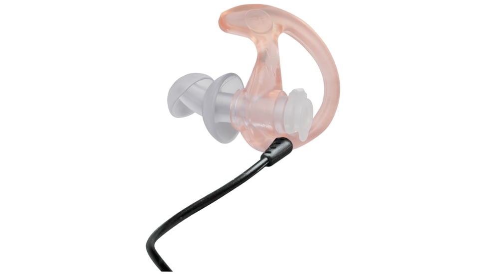 SureFire EP3 Sonic Defender Earplugs, 1 Par, Large, Clear, EP3-LPR