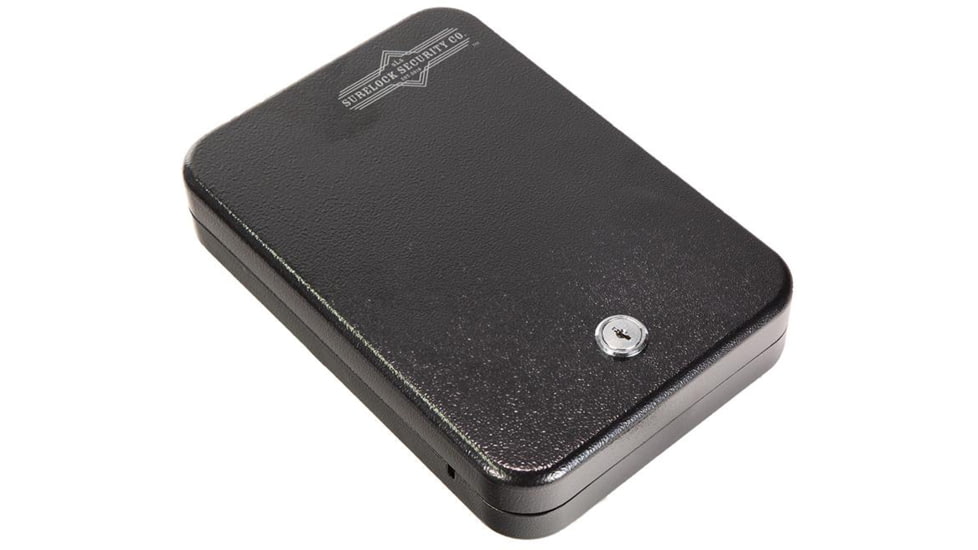 Surelock Security 11.5in Nighthawk Mobile Vault II - Key Lock, Black Powder Coating, 3418942