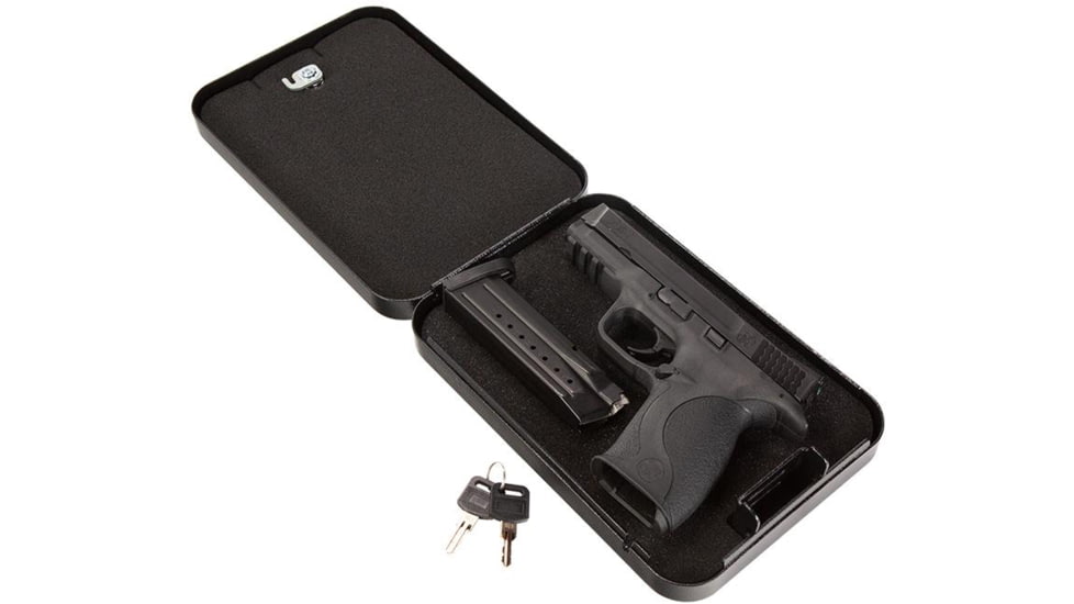 Surelock Security 11.5in Nighthawk Mobile Vault II - Key Lock, Black Powder Coating, 3418942
