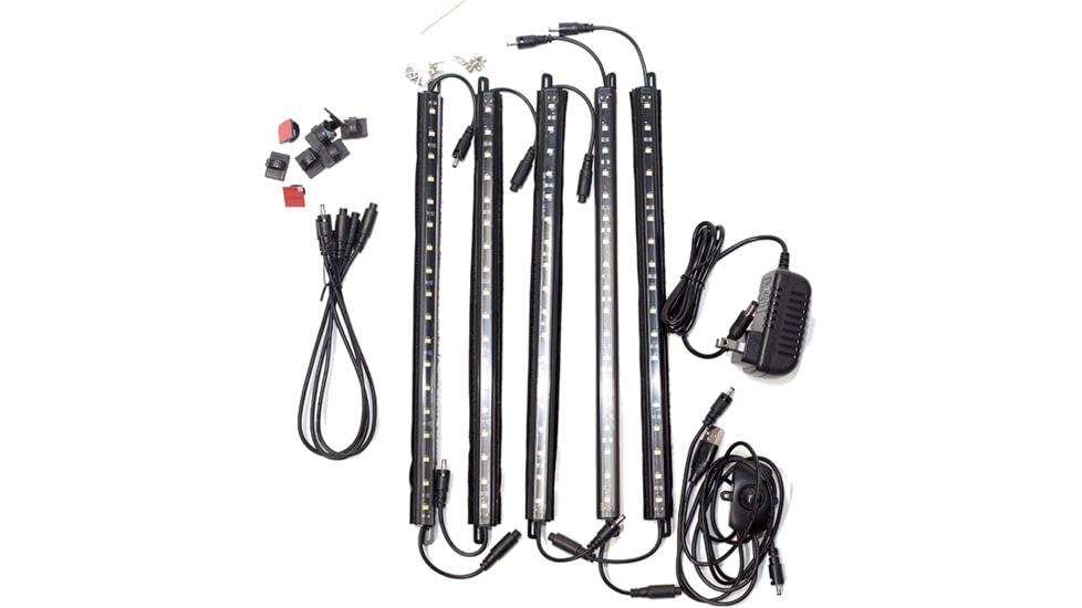 Surelock Security 3LED12V5 SureBright Wand Kit Black 12 5 Pack