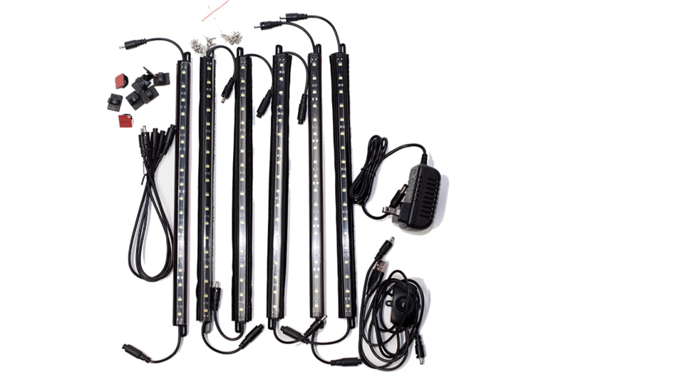Surelock Security 3LED12V6 SureBright Wand Kit Black 12 6 Pack