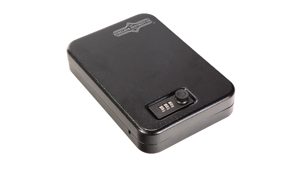 Surelock Security 9.5in Nighthawk Mobile Vault I - Combination Lock, Black Powder Coating, 3CBNMLBC