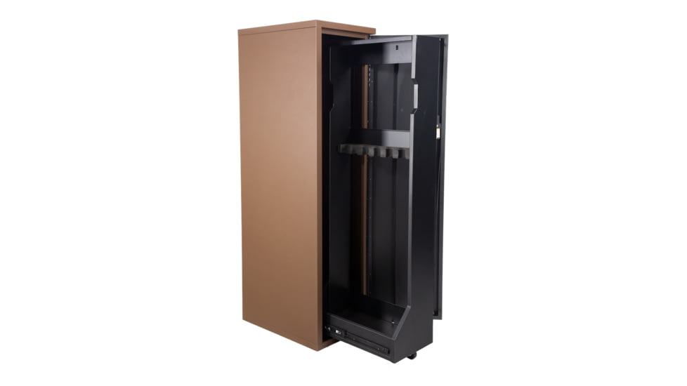 Surelock Security Constitutional 7 Gun Cabinet, Mocha/ Black, 36000007