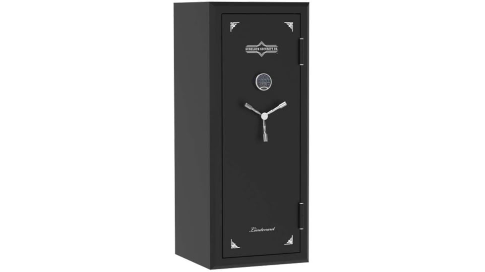 Surelock Security Lieutenant 18 Gun and Home Safe w/ SecuRam, 18 Capacity, 12 Gauge Steel, Black, 3418982