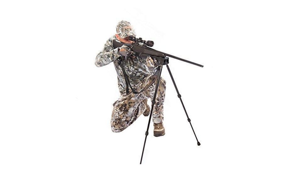 Swagger 9.75 - 42 in Hunter Bipod, Black, SWAG-BP-HT42