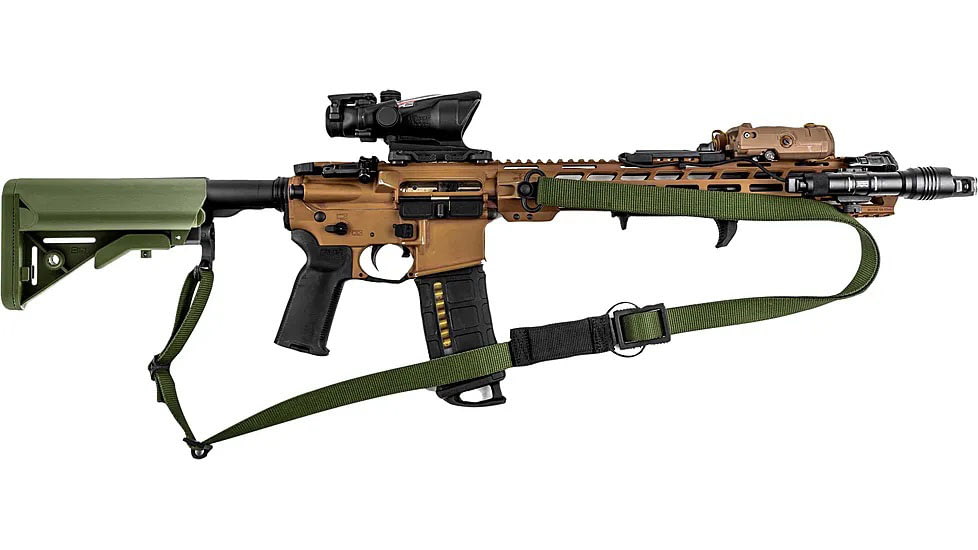 T10 Complete Modular Operator'S System - Alpha Sling Olive Drab, Swinger Stock Olive Drab, Mil-Spec, CMOS-ASL-ODG-SWST-ODG