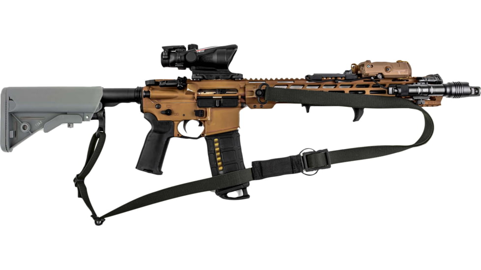 T10 Complete Modular OperatorS System - Alpha Sling Black, Swinger Stock Wolf Grey, Mil-Spec, CMOS-ASL-BLK-SWST-WFG