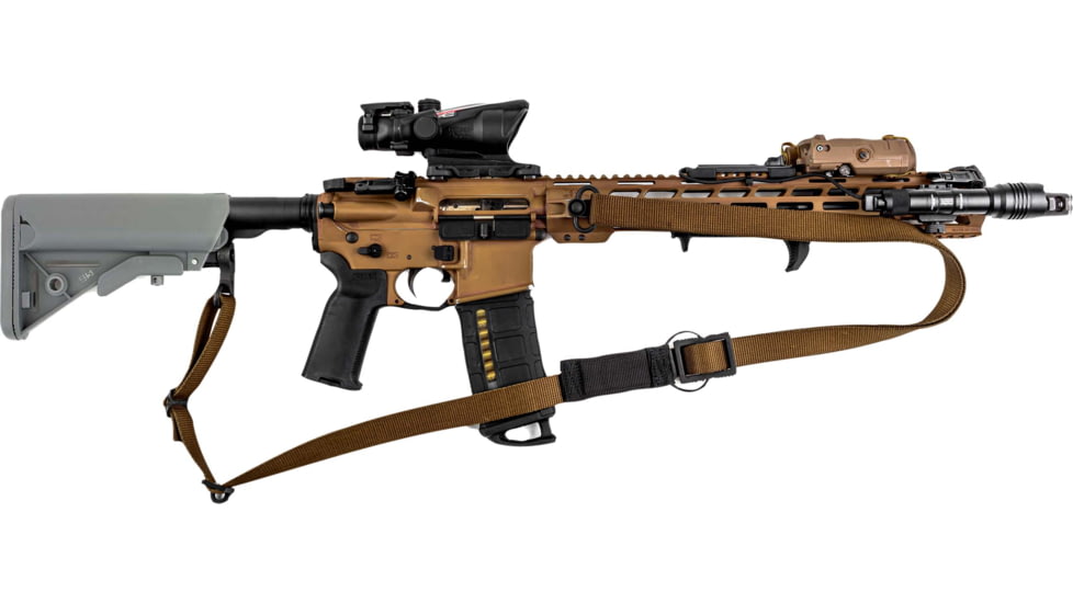 T10 Complete Modular OperatorS System - Alpha Sling Coyote Brown, Swinger Stock Wolf Grey, Mil-Spec, CMOS-ASL-COY-SWST-WFG