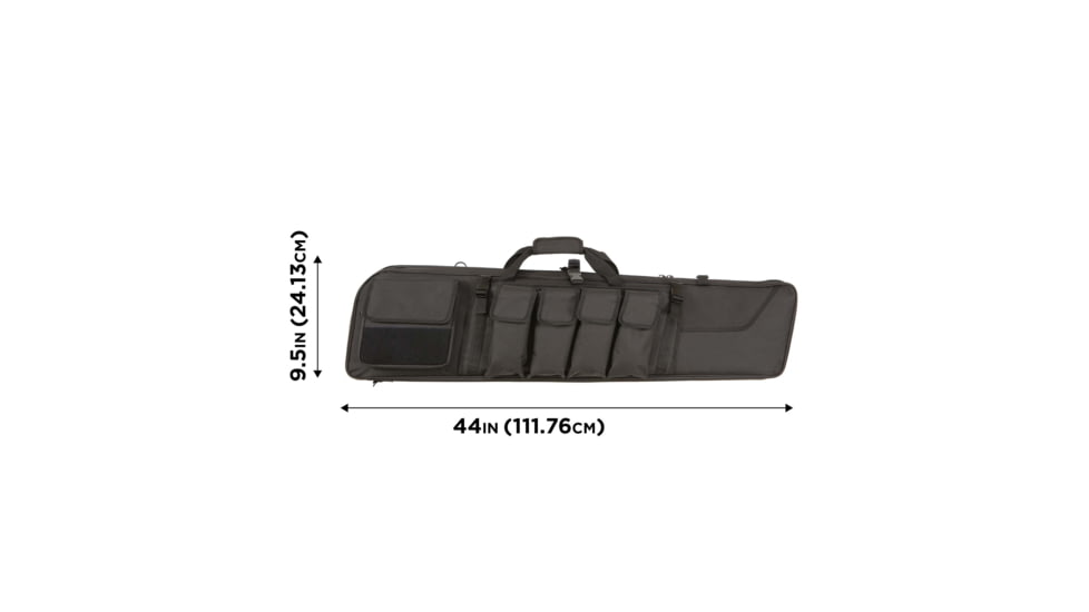 Tac-Six Operator Gear Fit Tact Rifle Case, Black, 44in, 10920