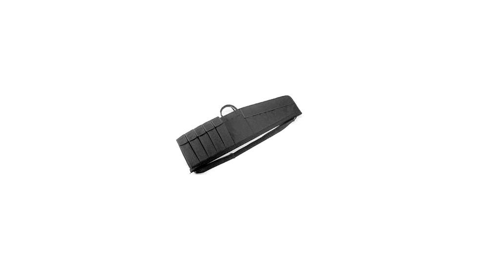 Uncle Mike's Law Enforcement Tactical Rifle Case, 41x10in w/ 5 Magazine Pouches - Black - 52141