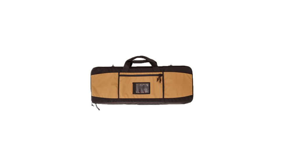 Tactical Tailor Covert Carry Case 36'' Double Rifle, Black/Coyote Brown, 46053-2-14