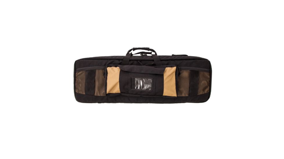 Tactical Tailor Covert Carry Case 44 Single Rifle, Black/Coyote Brown, 46052-2-14