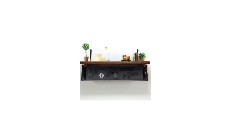 Tactical Walls 1242 Top Locking Shelf w/ Standard Trim, Cherry, 1242TLCHN52