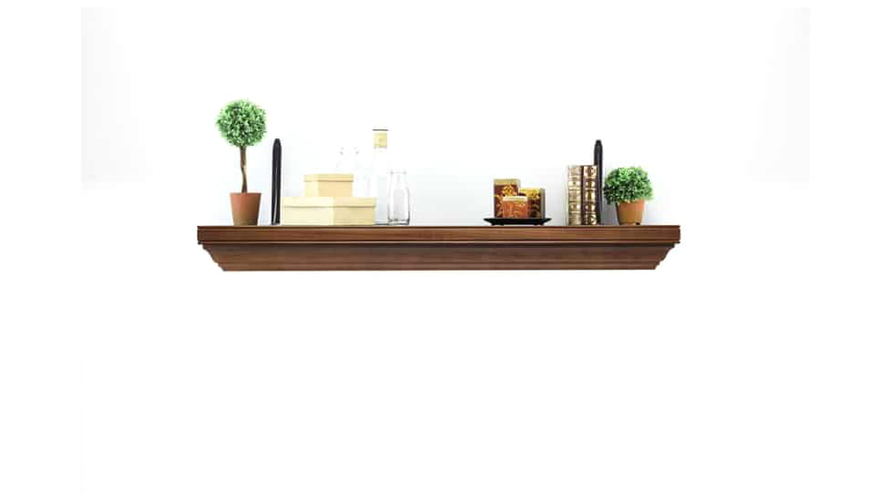 Tactical Walls 1242 Top Locking Shelf w/ Standard Trim, Cherry, 1242TLCHN52