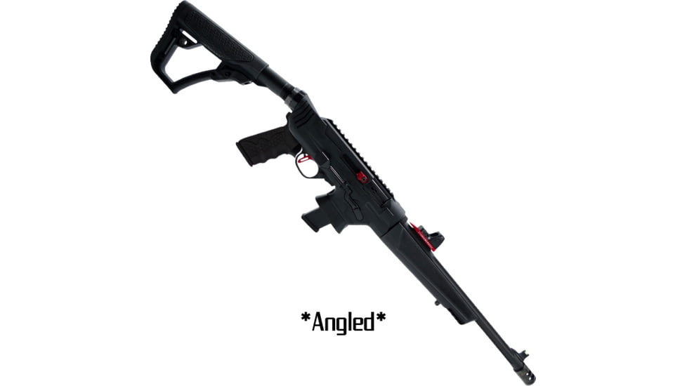 TANDEMKROSS Upriser Chassis For Ruger PC Carbine Angled, Black, TK28N0370BAN1