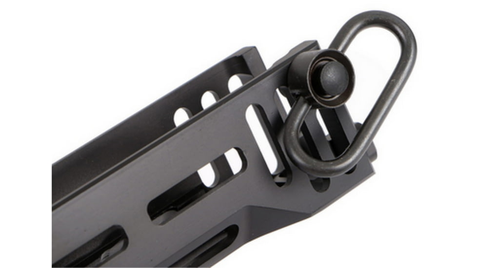 Tdi Arms Heavy Duty Quick Release Push Button Sling Swivel, Black, Small PBSS