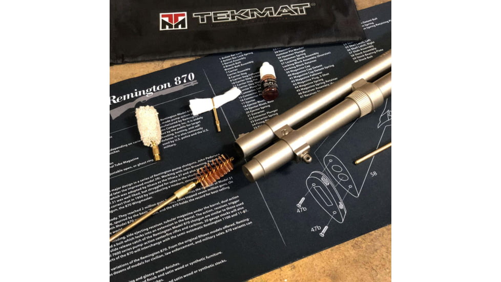 TekMat 12-Gauge 8-piece Shotgun Cleaning Kit, TEK-CK-12GAUGE