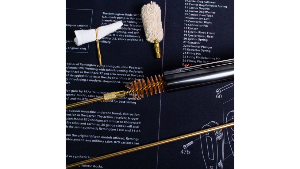 TekMat 12-Gauge 8-piece Shotgun Cleaning Kit, TEK-CK-12GAUGE