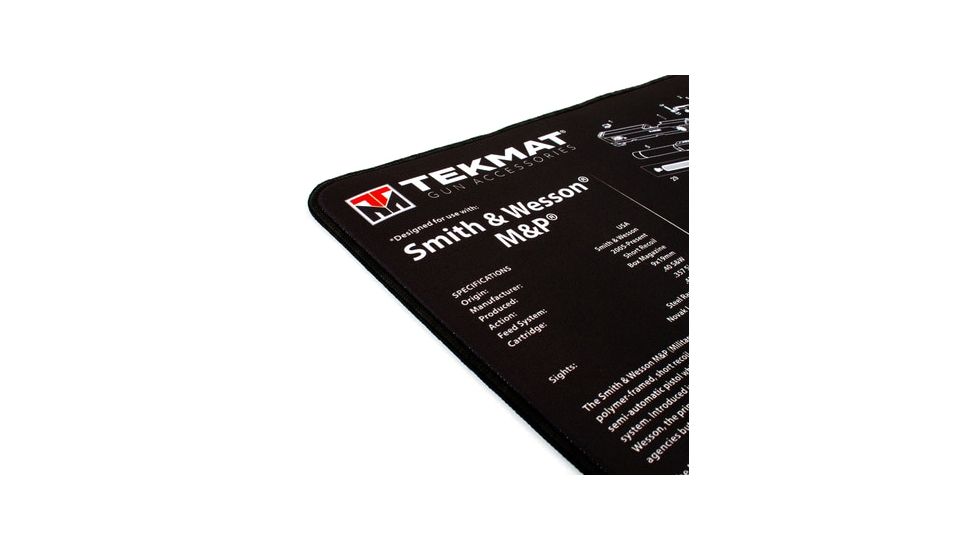 Tekmat Armorers Bench Mat Ultra 15x20 S&amp;w Mp Black