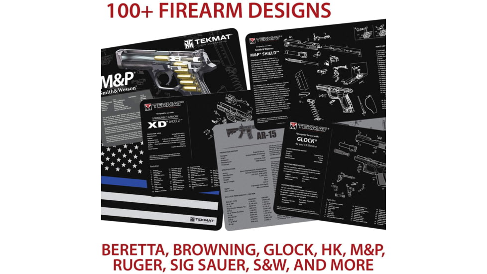 TekMat Armorers Firemans Shield Bench Mat, TEK-44-FIRE