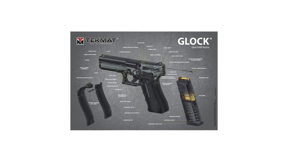 Tekmat Glock 3d 24''x36'' Poster