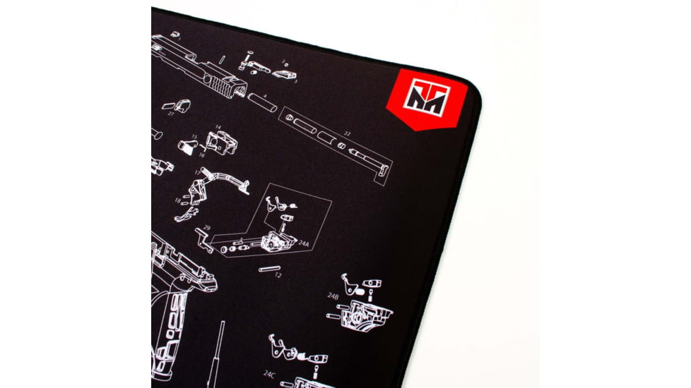 TekMat Ultra 20 - Smith and Wesson MP Shield Gun Cleaning Mat, Black, TEK-20-SW-MP-SHIELD