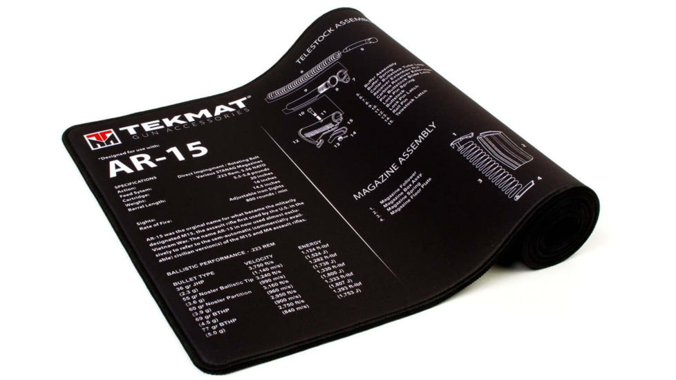 TekMat Ultra 44 - AR-15 -Gun Cleaning Mat, Black, TEK-44-AR15
