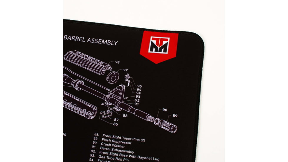 TekMat Ultra 44 - AR-15 -Gun Cleaning Mat, Black, TEK-44-AR15