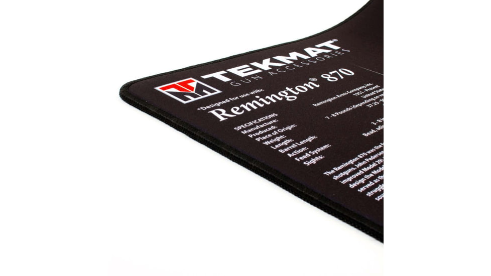 TekMat Ultra 44 - Remington 870 Gun Cleaning Mat, Black, TEK-44-REM-870