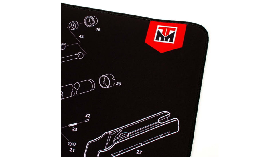 TekMat Ultra 44 - Remington 870 Gun Cleaning Mat, Black, TEK-44-REM-870