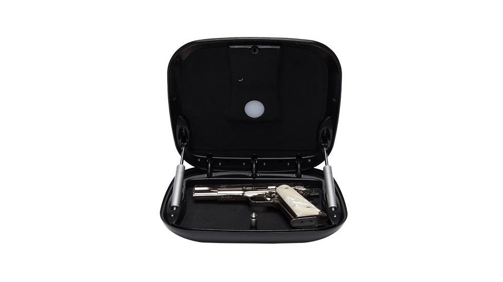 The GunBox GB Plus Biometric Safe, Fingerprint/Keypad/RFID Access, Carbon Black, GBP-CB
