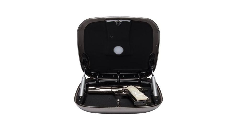 The GunBox GB Plus Biometric Safe, Fingerprint/Keypad/RFID Access, Gun Smoke, GBP-GS