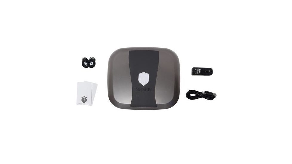 The GunBox GB Plus Biometric Safe, Fingerprint/Keypad/RFID Access, Gun Smoke, GBP-GS
