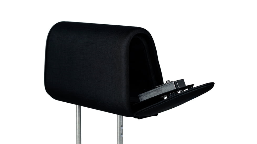 The Headrest Safe Co. The Vulcan Bundle Left-Hand Driver Bundle, Cloth, Black, HRBUNBC01LH