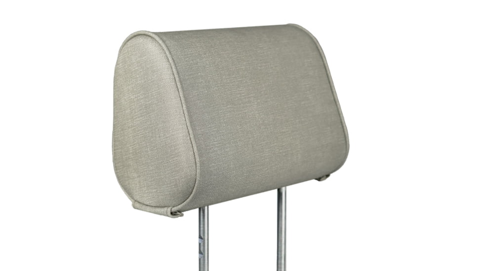 The Headrest Safe Co. The Vulcan Bundle Left-Hand Driver Bundle, Cloth, Light Gray, HRBUNLGC01LH